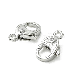 SHEGRACE Bras Micro Pave Clear Cubic Zirconia Lobster Claw Clasps&nbsp;XGRQ5F034-793P
