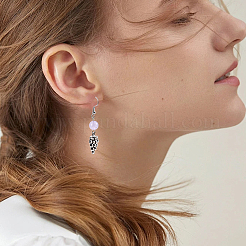 60pcs12スタイルチベットスタイルアロイペンダント  アンティークシルバー  14.5~23.5x6~19x1.4~6mm  穴：1~2.5mm  5個/スタイル&nbsp;TIBE-SC0002-47