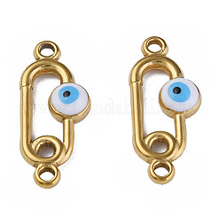 304 Stainless Steel Enamel Connector Charms&nbsp;STAS-N087-63-02G
