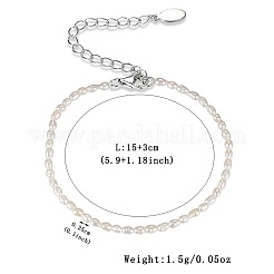 S925 シルバー 淡水パール ジュエリーセット ブレスレット ネックレス ボヘミアン エレガント デイリーウェア&nbsp;VY4924-3
