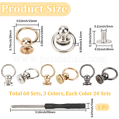 Alloy Ball Studs Rivets&nbsp;FIND-CN0001-94