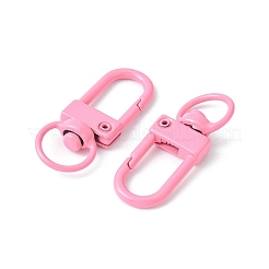 Spray Painted Eco-Friendly Alloy Swivel Snap Hooks Clasps&nbsp;PALLOY-YW0001-27