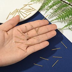 シーグレース真鍮ペンダント  バー  カドミウムフリー＆ニッケルフリー＆鉛フリー  長持ちメッキ  18KGP本金メッキ  20x2x1mm  穴：0.9mm&nbsp;XGR0131G-140G