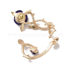 Alloy Rose Climber Wrap Around Stud Earrings for Women&nbsp;EJEW-A096-01B