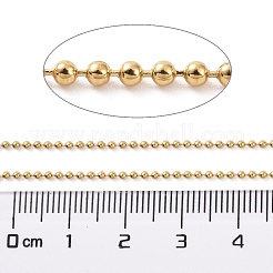304 Stainless Steel Ball Chains&nbsp;CHS-F004-01G