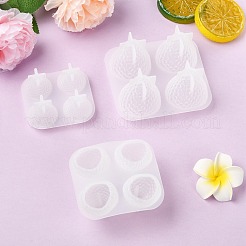 3Pcs 3 Styles Strawberry Silicone Molds&nbsp;ST-CJ0007-57