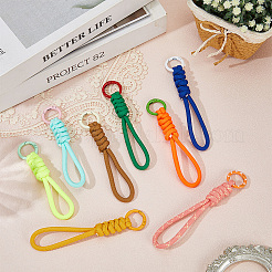 8Pcs 8 Colors Polyester Cord Pendant Decoration&nbsp;FIND-SC0014-99