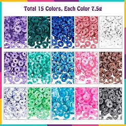 15 Colors Handmade Polymer Clay Beads&nbsp;CLAY-NB0001-58