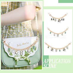 Iron Curb Chain Purse Chains&nbsp;AJEW-AB00087