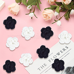 32Pcs 2 Colors Handmade Polyester Knitting Ornament Accessories&nbsp;DIY-CY0002-09