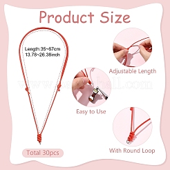 30Pcs Waxed Polyester Cord Necklaces Making&nbsp;NJEW-YW00015-02