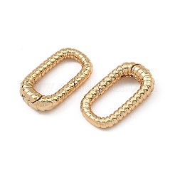 SHEGRACE Brass Spring Gate Rings&nbsp;XGRQ58095-756G