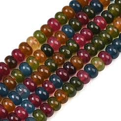 Natural Deyd White Jade Beads Strands&nbsp;GG-CBAD029-B06-5x8mm
