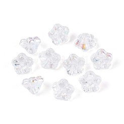 Electroplate Transparent Glass Beads Strands&nbsp;EGLA-N055-03A-12