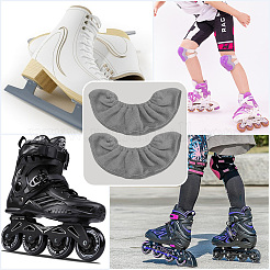Velvet Ice Skate Guards&nbsp;AJEW-WH20022-85C-04