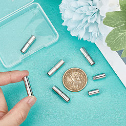 6 Sets 304 Stainless Steel Twist-in Bayonet Clasps&nbsp;STAS-UN0042-82