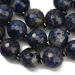 Natural Sodalite European Beads Strands&nbsp;GG-CBA007A-D05-01