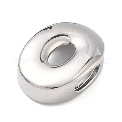Brass Initial Beads&nbsp;KK-B167-27P-01O
