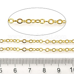 Rack Plating Brass Curb Chains&nbsp;CHC-M001-03G-01