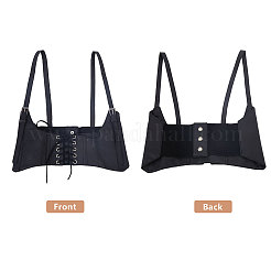 Bowknot Imitation Leather Elastic Waist Belt&nbsp;AJEW-WH0248-537