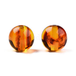 Resin Imitation Amber Beads&nbsp;RESI-N034-01-H01