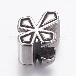 304 Stainless Steel European Beads&nbsp;STAS-P173-115AS