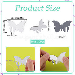 Acrylic Mirror Wine Glass Charms&nbsp;AJEW-SC0002-52