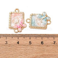 Alloy Enamel Links Connector Charms&nbsp;FIND-K030-05G