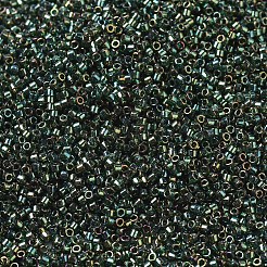 MIYUKIデリカビーズ  シリンダー  日本製シードビーズ  11/0  （db0125)エメラルドゴールドの光沢  1.3x1.6mm  穴：0.8mm  約2000個/10g&nbsp;X-SEED-J020-DB0125