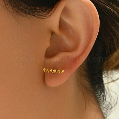Stylish Vintage Spring Screw 201 Stainless Steel Stud Earrings&nbsp;UA8813