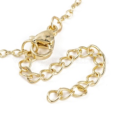 Brass Cable Chain Ring Bracelets for Women&nbsp;BJEW-L690-01G