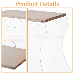 Wooden Vinyl Record Storage Holder Rack&nbsp;ODIS-WH0086-135