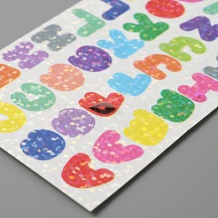 Sparkle PET Stickers&nbsp;STIC-WH0002-01A