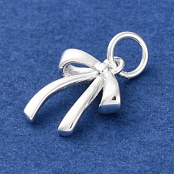 925 Sterling Silver Bowknot Charms&nbsp;STER-A032-03S