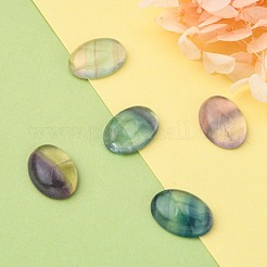 天然の蛍石カボション  オーバル  18x13x5mm&nbsp;G-I065-18x13mm