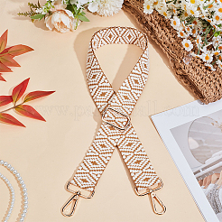 Rhombus Pattern Nylon Canvas Handbag Webbing Bag Straps&nbsp;FIND-CN0002-38A
