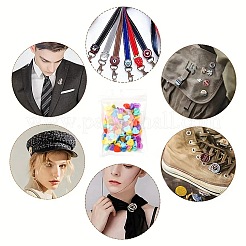 100Pcs 10 Colors Plastic Heart Lapel Pin Backs&nbsp;KY-YW0001-59