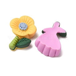Opaque Resin Cabochons&nbsp;RE-CBAE980-08