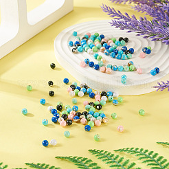 160Pcs 8 Colors Assembled Synthetic Stone and Trochus Shell Beads&nbsp;G-TA0002-31D