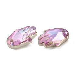 Electroplate Glass Pendants&nbsp;GLAA-A008-01