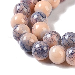 Baking Paint Glass Bead Strands&nbsp;GLAA-H031-01B-11