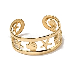 304 Stainless Steel Cuff Bangles for Women&nbsp;BJEW-D384-03G