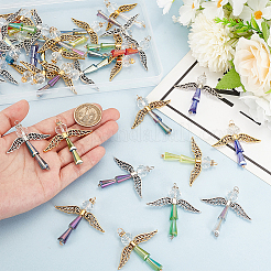 Alloy Glass Pendants&nbsp;PALLOY-GA00005