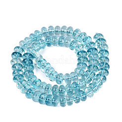 Crackle Transparent Glass Beads Strands&nbsp;GLAA-N074-02A-10