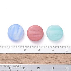 チェコガラスビーズ  不透明な  フラットラウンド  ミックスカラー  12~12.5x4.5mm  穴：0.9mm  約117個〜123個/袋&nbsp;LAMP-D180-14