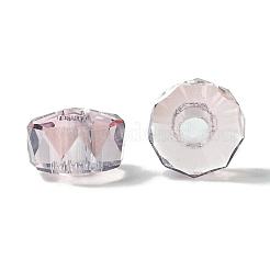 Transparent Electroplate Glass Beads&nbsp;GLAA-K064-10A-PL01