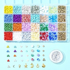 DIY Alloy & Polymer Clay & Glass Earring/Bracelets Jewelry Making Kits&nbsp;DIY-FS0007-29