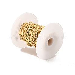 Rack Plating Brass Oval Link Chains&nbsp;CHC-I040-14G
