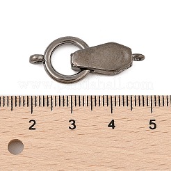 Brass Fold Over Clasps&nbsp;KK-L223-015B