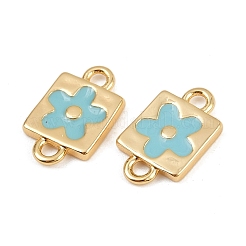 Brass Enamel Connector Charms&nbsp;KK-H078-03A-G02
